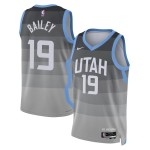 Utah Jazz Trikot Ace Bailey Nike 2025-26 City Edition Grau Swingman - Herren